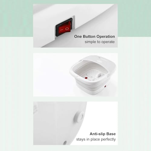 Tina de Masaje para Pies Eléctrica PUCHEN 110V Plegable miniatura 5