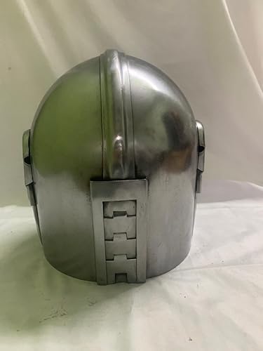 Steel Warrior Helmet Handcrafted Metal Armour Helmet for Cosplay, Collectors, Reenactments and Home Display