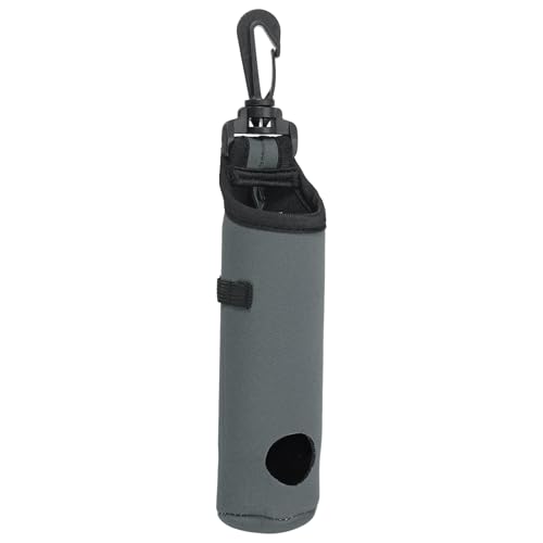 PATIKIL Sac à balles de golf portable néoprène avec clip gris