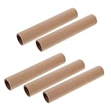 SAFIGLE 5 Stück Stabile Karton Versandrollen aus Kraftpapier Lang Innendurchmesser Stark Runde Papprollen für Poster Kunst Blaupausen Basteln Leicht und Langlebig Sicherer Schutz Beim