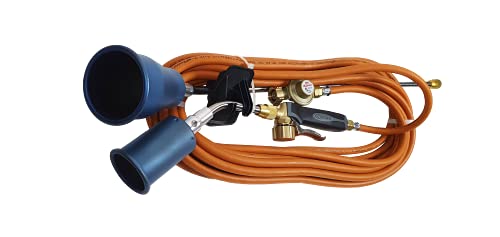 Combo titanio con 2 quemadores + 2 collares + 1 mango de gatillo bimaterial con empalme giratorio + 10 m de tubo flexible + 1 regulador 4 bar - Accesorios para soldadura profesional - EXPRESS Cover