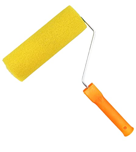 cobalt planet 砂骨ローラー ローラーハンドル セット 8インチ 直径7cm 粗目 中目 細目 マスチックローラー 多孔質ローラー (8インチ 中目)