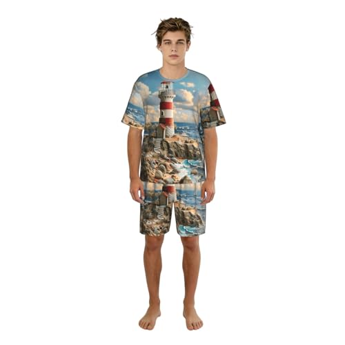 Pyjama homme bord de mer pour des week-ends paresseux et matinées détendues