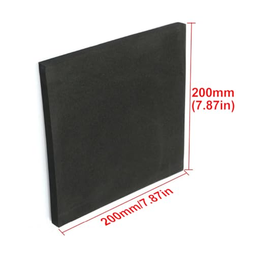 homeemoh Soundproofing Foam Sheet 7.8 x 7.8 x 0.4 Inch High Density Foam Padding Anti Static Pin Insertion Sponge for Furniture Cushioning, Packaging Filling - Thumbnail 2