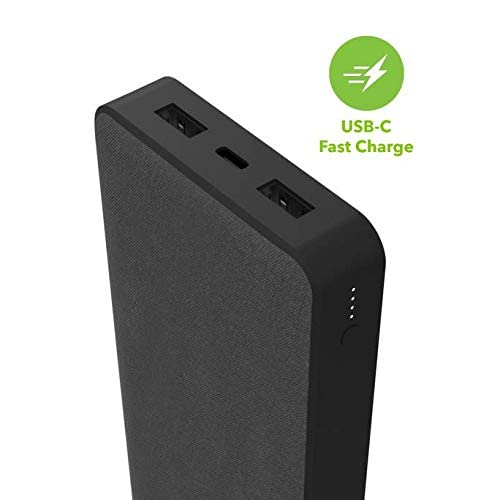 Mophie Powerstation Xxl Power Bank - 20,000 Mah Large Internal Battery, (2) Usb-A Ports And (1) 18W Usb-C Pd Fast Charging Input/Output Port, Travel-Friendly, Includes Usb-A To Usb-C Power Cord #TOP2