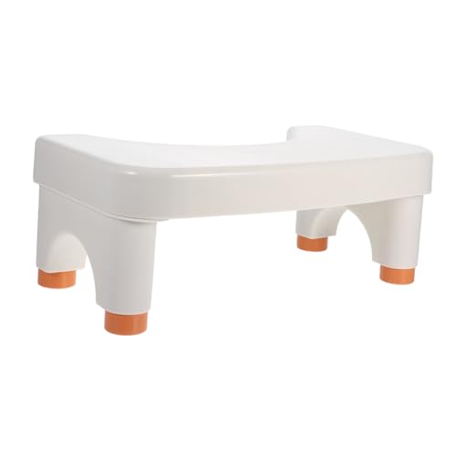 Gogogmee Toilet Stool Boys and Girls Footstool Adjustable Height for Seniors Adults and Toddlers Easy to Store