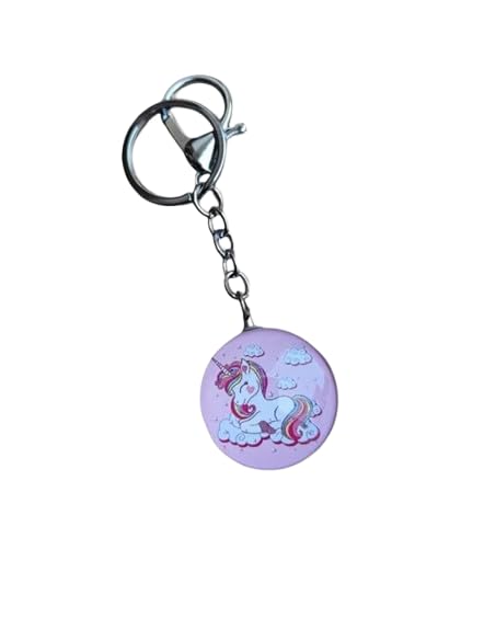 Porte-clés licorne pour filles idéal pour décorer son sac d'école