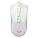 Redragon M711W COBRA White Ratón Gaming Blanco, Sensor óptico Pixart P3325 de 10,000 DPI, Iluminación RGB, 8 Botones Programables, Memoria integrada, Interruptores 20Mill clics - PC Windows compatible