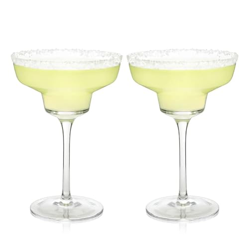 Image of Forestamart 240 ml Clear Margarita Glasses Set, Espresso Martini Glasses,Cocktail Glasses, Party Drinking Glasses (6)