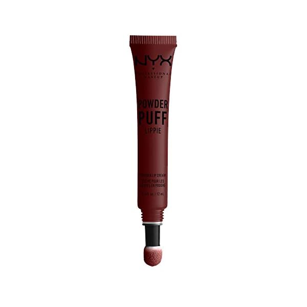 NYX PROFESSIONAL MAKEUP Powder Puff Lippie Lip Cream, Liquid Lipstick - Pop Quiz (Berry)