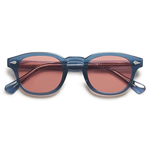 Image of SOJOS Retro Small Round Sunglasses for Men Women Trendy Circle Style UV400 Lenses Unisex Sun Glasses SJ2251