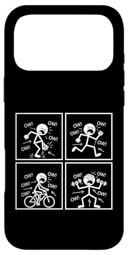 Ow Ow Ow Ow Stickman Figure Humorous Chronic Pain Awareness �X�}�z�P�[�X iPhone 17 Pro Max �p