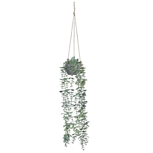 Plantas Colgantes Falsas, Plantas Colgantes Artificiales de 31.5 Pulgadas con Maceta, Planta Falsa Impermeable, plástico de plástico Interior para la Oficina de Cocina del Dormitorio de Techo