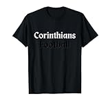 Fútbol del Corinthians Camiseta, Hombre, Negro, L