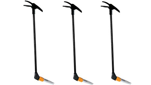 Fiskars 36 Inch Long-Handle Swivel Grass Shears (92107935J), Black/Orange (Black/Orange 3-Pack)