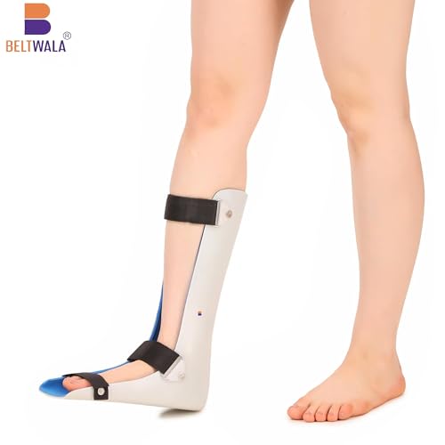 Image of Unisex Foot Drop Splint Made With polypropylene Material Inside Coated With Soft EVA Padding For Ankle Pain, Knee Support, Heel Support, Foot Care (L, Left)