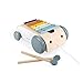 Produktbild Janod - Xylo Roller aus Holz - Sweet Cocoon Kollektion - Musikalisches Kleinkindspielzeug Farbe auf Wasserbasis - Spielzeug zum Ziehen - Ab 18 Monaten, J04406
