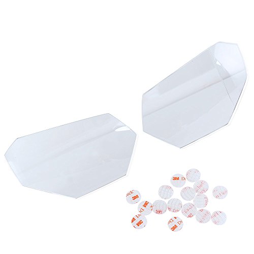 Cubierta de la lente del faro delantero de la motocicleta Protección del protector de la lámpara de la cabeza para 2016 2017 2018 2019 Honda CRF1000L CRF 1000 L Africa Twin DCT (Clear) Cover