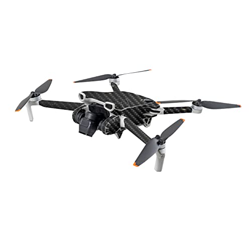 Image of MightySkins Carbon Fiber Skin Compatible with DJI Mini 3 - Deep Space | Protective, Durable Textured Carbon Fiber Finish | Easy to Apply | Made in The USA