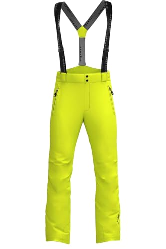 Pantalon de ski homme grande taille RH+ Logic Evo vêtement neige vert acide 3XL