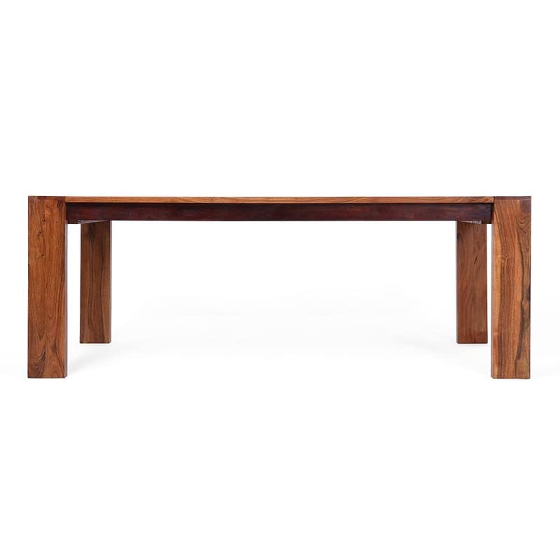 Homes r us Sweden Dining Table, Honey Brown