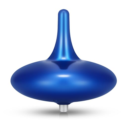 HAUTECH Electric Spinning Top, 6+ Hour Spin, LED Light Show, Desktop Toy for Focus & Stress Relief