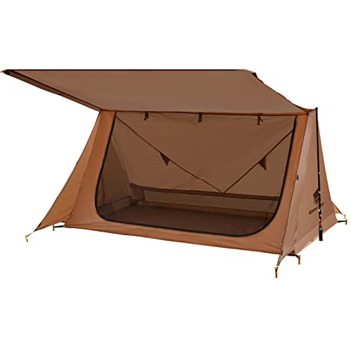GEERTOP Trekking Pole Tent 2 Person Ultralight Compact Backpack Tent Waterproof Bushcraft Shelter Gear with Canopy for Camping Hiking Backpacking Outdoor Survival Travel