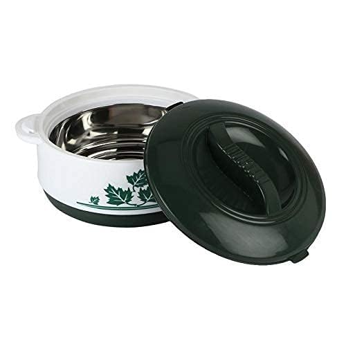Image of Ever'n' Green Plastic Casserole with Cover and Bottom, Set of 1, 2 L, Green
