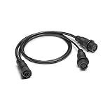 Garantía limitada de 1 año Humminbird 720112-1 14 M ID SILR Y SOLIX/APEX Cable divisor del transductor izquierdo y derecho, 30\"
