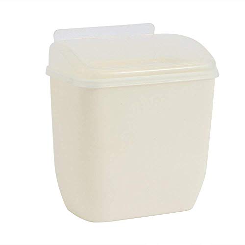 Cxp Wall-Mounted Trash Solid Color Seamless Paste Kitchen Cabinets Bathroom Storage Debris Box #TOP20