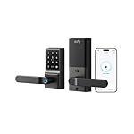 eufy Smart Lock C33, Keyless Fingerprint Door Lock with Handle, Integrated Wi-Fi, Remote Control via App, Biometric Entry Knob, Auto-Locking, IP53 Waterproof (2025 New Version)