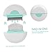 CIYODO Cat Hair Comb Mint Green Pet Grooming Brush for Long and Hair Cats Gentle Shedding Removal Detangling Massage Tool Portable Lightweight Design
