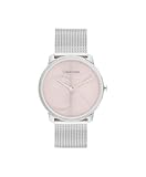 Calvin Klein Women's CK Iconic - 35mm 2H Quartz Watch - Stainless Steel Mesh Bracelet - Water Resistance 30 Meters – Premium Fashion Timepiece for Everyday Style - Gift for Her