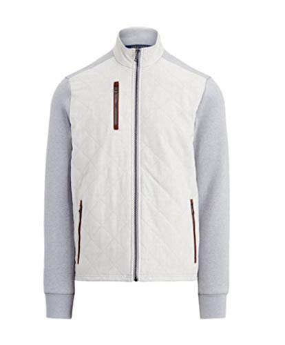 Polo Ralph Lauren Golf Men's Quilted Mockneck Jacket (Grey, X_L) #TOP9