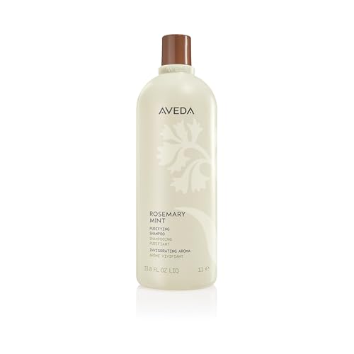 Aveda Rosemary Mint Purifying Shampoo | Clarifying Shampoo | Adds Shine | for Normal to Oily Hair, Fine to Medium Hair Types | 97% Naturally Derived*, 33.8 Fl Oz