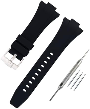 Men's Rubber Strap Replacement for 12mm Tissot PRX Powermatic 80 40mm Ladies outdoor work waterproof silicone watch band wrist strap buckle