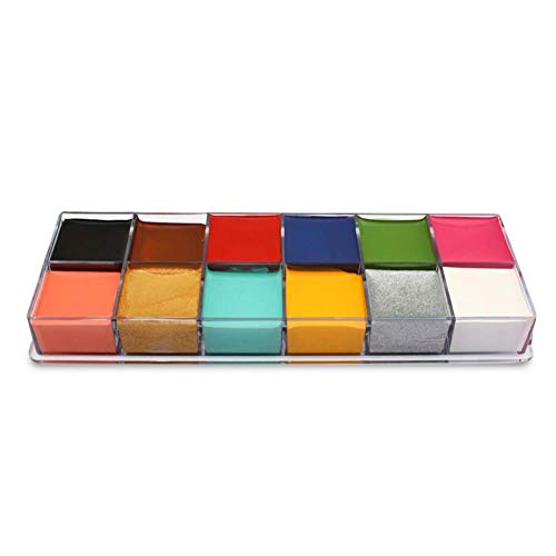 Aozzy 12 Couleurs Make Up Palette Halloween Déguisements Party