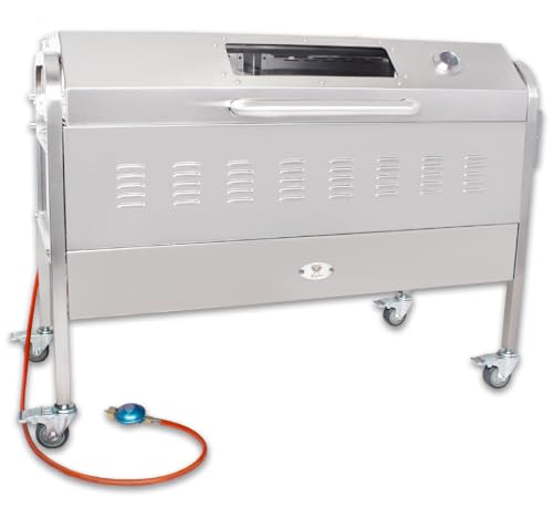 Beeketal 'BSG-120D' Edelstahl Spanferkelgrill Gasgrill mit...