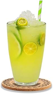 Soleebee Cork Coasters for Drinks, Reusable Cup Mat Round Cork Coasters Set for Home, Office, Bar, Restaurant - 4 Inches (Pack of 9)