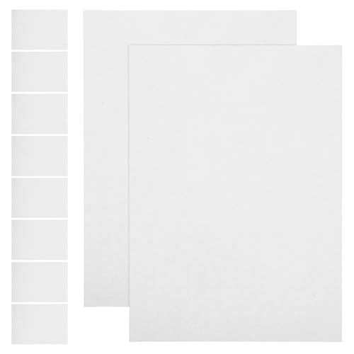 EXCEART Papel de Impresión Blanco A5 70g para Oficina y Comunicaciones Empresariales, Compatible Impresoras y Doble Cara, Paquete de 500 Hojas