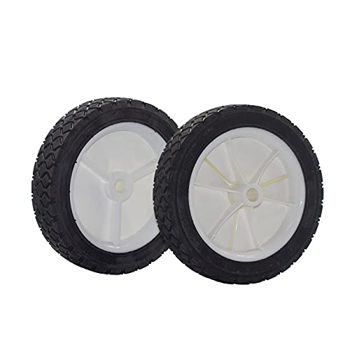 Cluparis 9611 Plastic Wheel 2Pk Replacement For Oregon 72-107/9611 Semi-Pneumatic Rubber Replacement Tire #TOP3