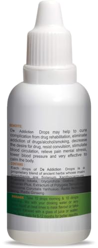 Image of Anti Addiction Drops-DeAddiction-Helps To Stop Smoking & Nasha Mukti-Stop Quit Alcohol 30ml