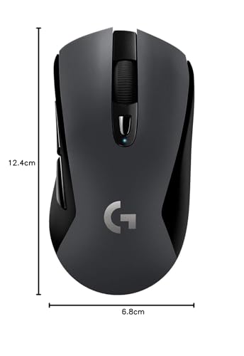 Mouse Gamer Sem Fio Logitech G603 LIGHTSPEED com 6 Botões Programáveis e Até 12.000 DPI