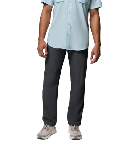 Columbia Mens Silver Ridge Cargo Hiking Pant, Grill, 40 x 36