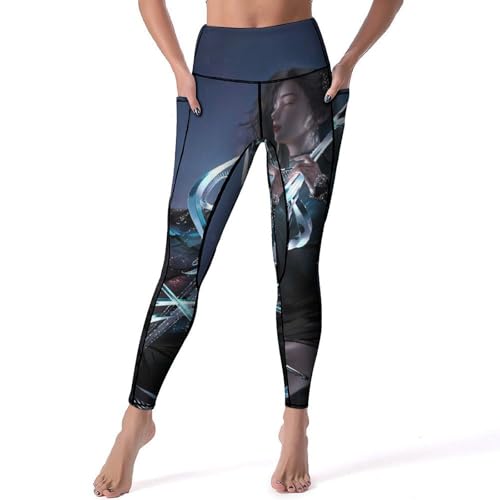 Legging fitness Au Violon à taille haute galbante pour un jogging sans effort