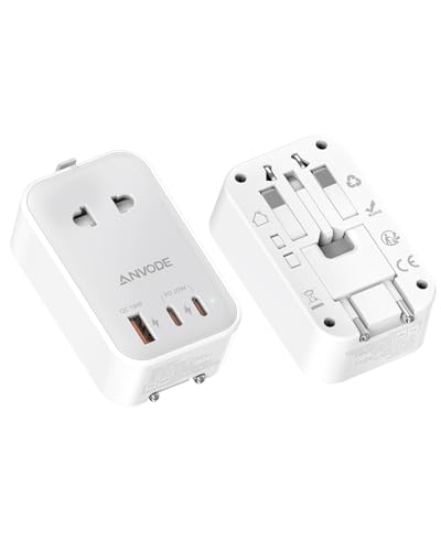 Adaptador de Enchufe de Viaje para Todo el Mundo, Adaptador Universal...