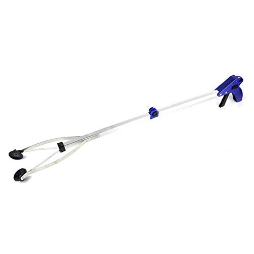 AOLVO Reacher Grabber Pick Up Stick Tool | Lightweight Aluminum 81 CM Extra Long Arm Reaching Claw,Foldable Handy Reacher Disabled Reach Aid Rubbish Litter Picker for Garden Beach Leaf Poop