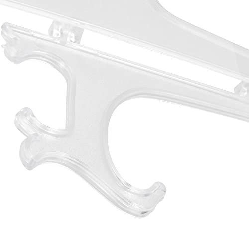 ZEONHAK 10 Pack 8 Inch Tall Plastic Easels, Clear Plate Display Stands - Image 3