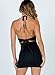 VANCOL Sexy Dresses for Women Backless Club Mini Dress (Black, L)