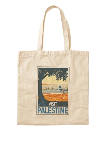 Sac fourre-tout vintage Palestine porteur d'histoire et de souvenirs de voyage